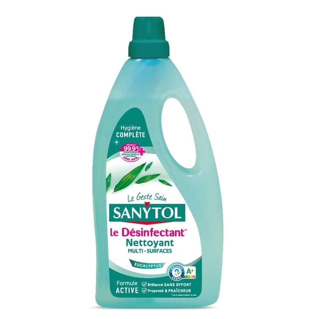 3045206312202 - Sanytol - Nettoyant sol & surfaces désinfectant eucalyptus formule concentrée