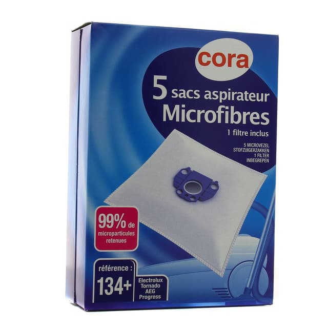 3257985823002 - Cora - Sac Aspirateur Microfibres N°134+