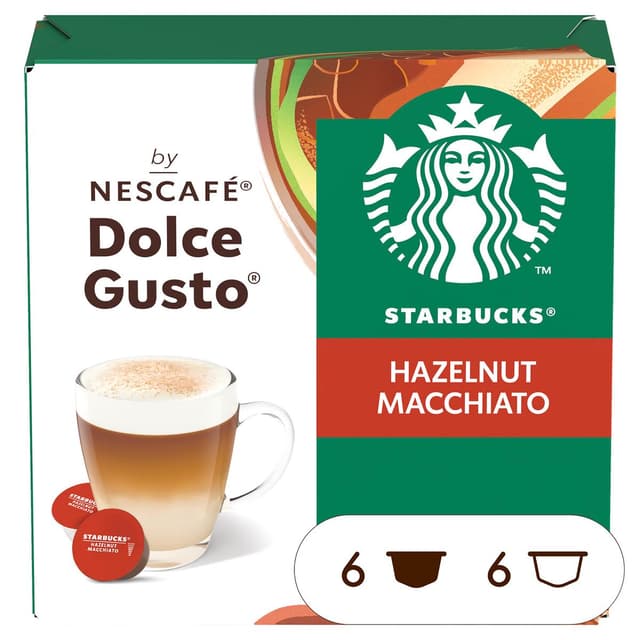 8445291733602 - Starbucks by Nescafé Dolce Gusto - Café Capsule Noisette Macchiato 