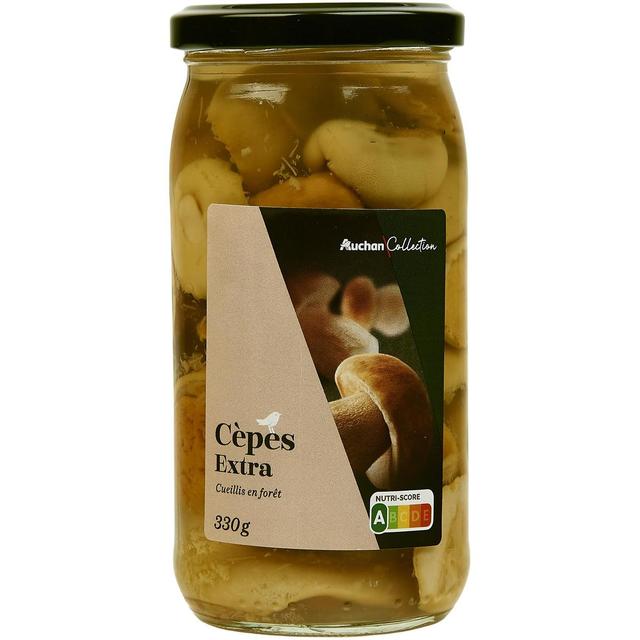 3596710455102 - Auchan Collection - Cèpes extra en bocal