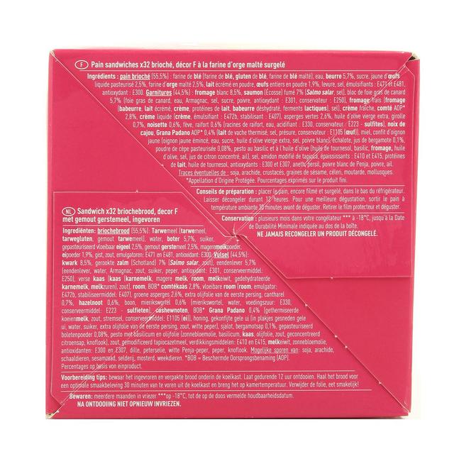 3251516207002 - Fauchon - Pain surprise brioché- 32 sandwiches exquis - 4 recettes assorties