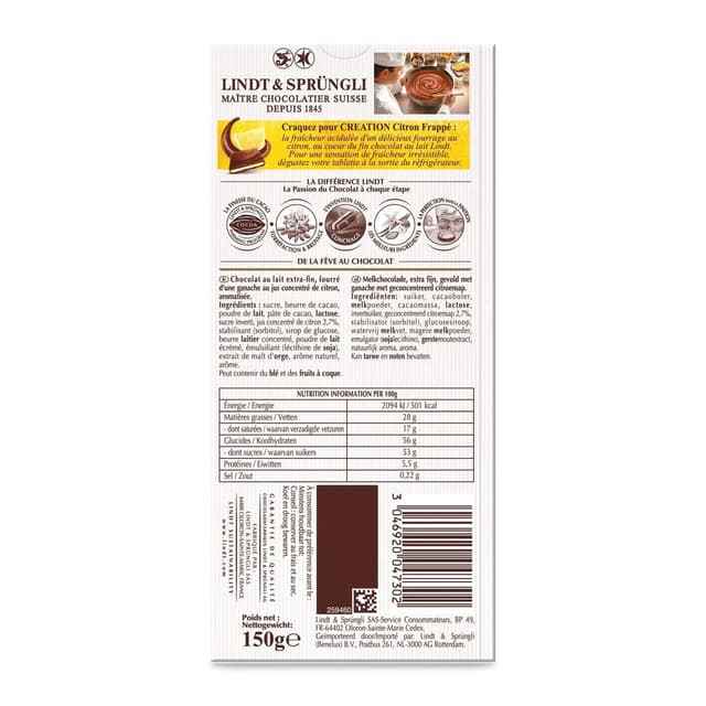 3046920047302 - Lindt - Création Citron frappé