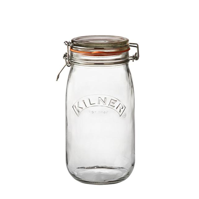 5010853158402 - Kilner - Bocal en verre rond avec fermeture mécanique 