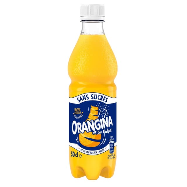3124480200303 - Orangina - Boisson gazeuse à l'orange sans sucres