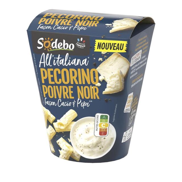 3242271000403 - Sodebo - All' Italiana Pécorino Poivre Noir façon Cacio & Pepe