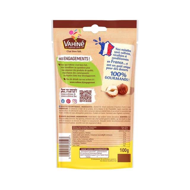 3179142070503 - Vahine - Noisettes entières décortiquées 