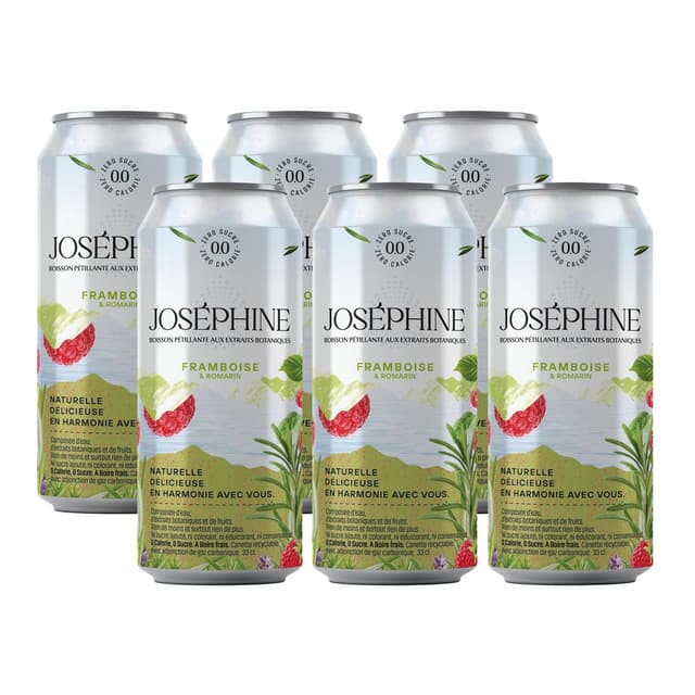 2050000420603 - Josephine - Eau pétillante aromatisée framboise romarin