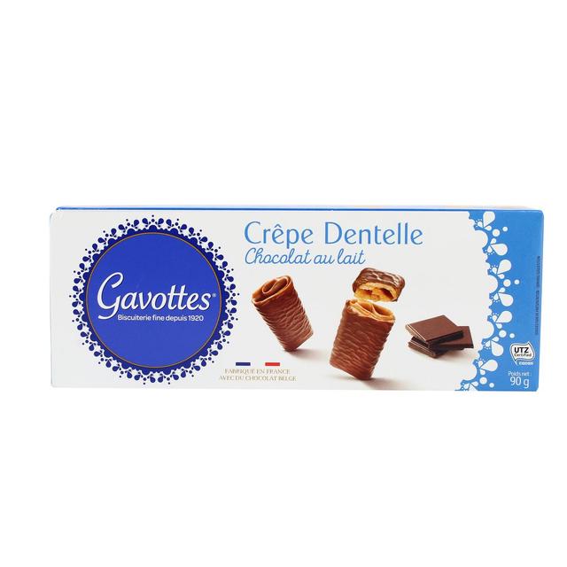 3431410131003 - Gavottes - Biscuits crêpe dentelle chocolat lait