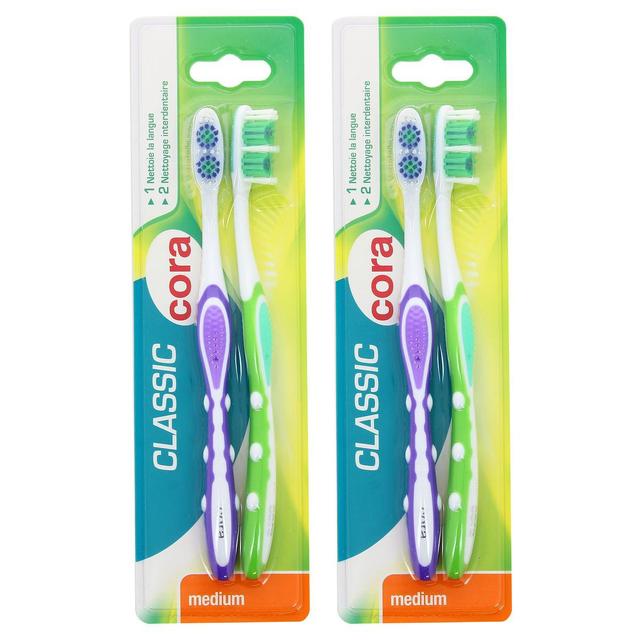 2050000341403 - Cora - Brosses à dents classiques medium