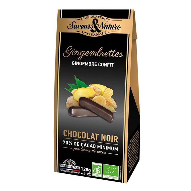 3760077181503 - Saveurs & Nature - Gingembrettes chocolat noir bio