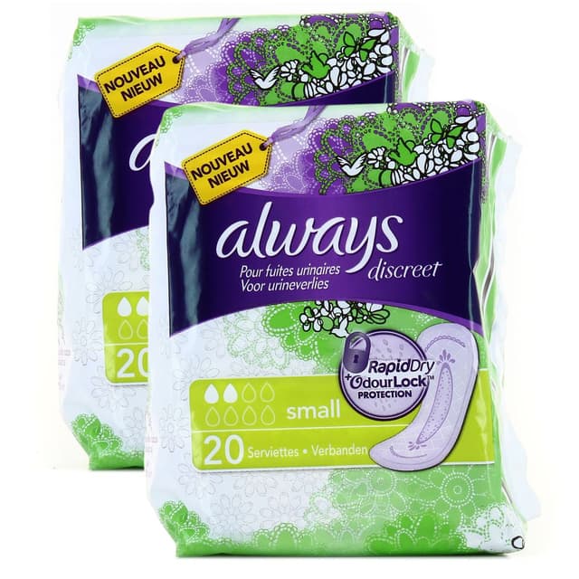 2050000342103 - Always Discreet - Serviettes incontinence Small