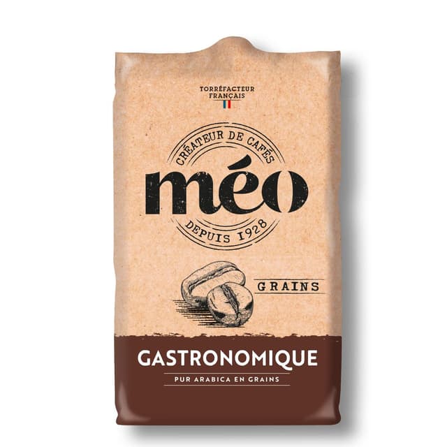 3261341003403 - Méo - Café en grains gastronomique pur arabica