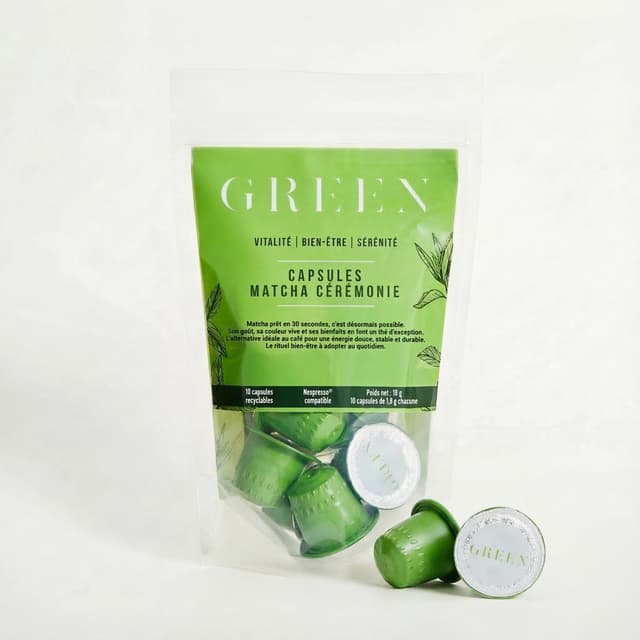 3770032104003 - Green - Capsule matcha ceremonie bio
