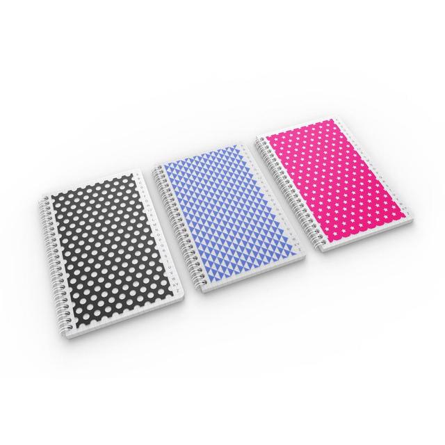 3257985754603 - Cora - Répertoire à spirales 11 x 17 cm petits carreaux