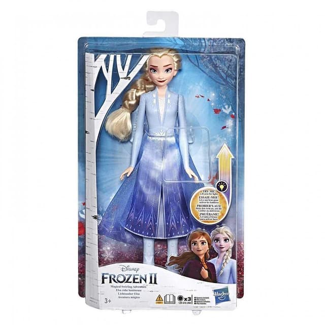 5010993617203 - Disney Princesses - Hasbro - Poupée mannequin Elsa robe lumineuse- Reine des Neiges 2