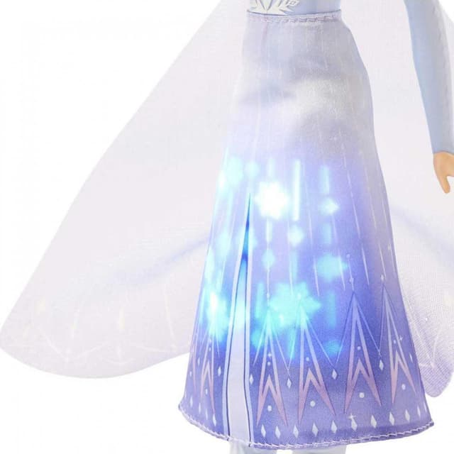 5010993617203 - Disney Princesses - Hasbro - Poupée mannequin Elsa robe lumineuse- Reine des Neiges 2