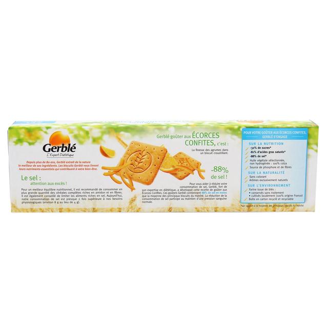 3251491787803 - Gerblé Teneur Réduite - 20 Goûters aux écorces confites -35% de sucres en moins