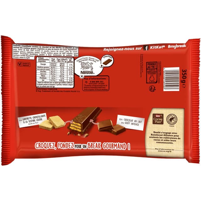 4005500569503 - Kit Kat - Mini barres de chocolat au lait