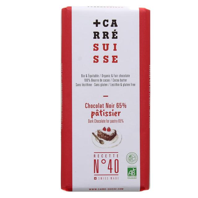 3760231780504 - Carré Suisse - Chocolat noir 65% pâtissier bio