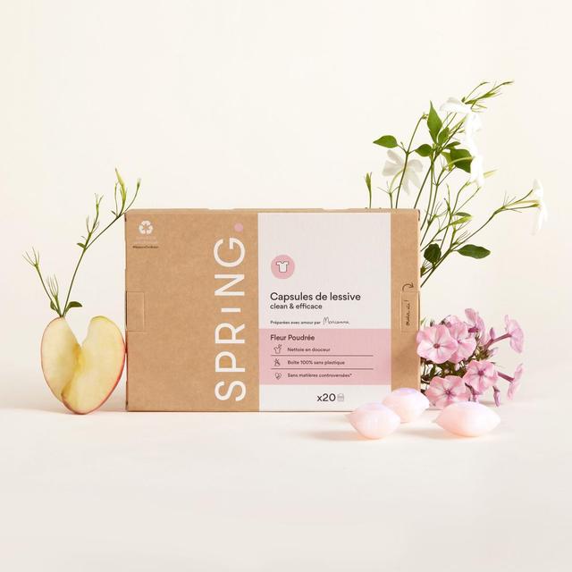 3760313230804 - Spring - Lessive capsule Douceur et Soin