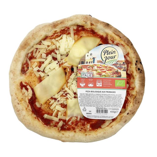 8052282082504 - Plein Jour - Pizza Biologique aux Fromages