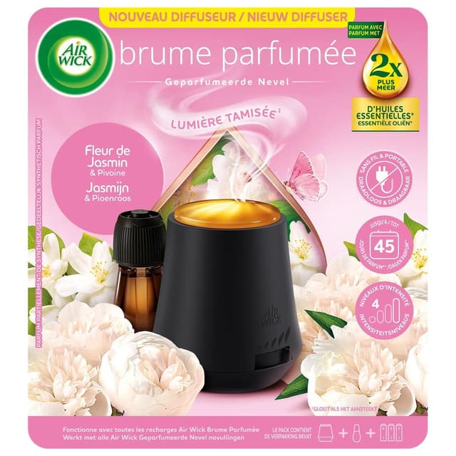 3665468302904 - Air Wick - Diffuseur brume Fleur de Jasmin & Pivoine