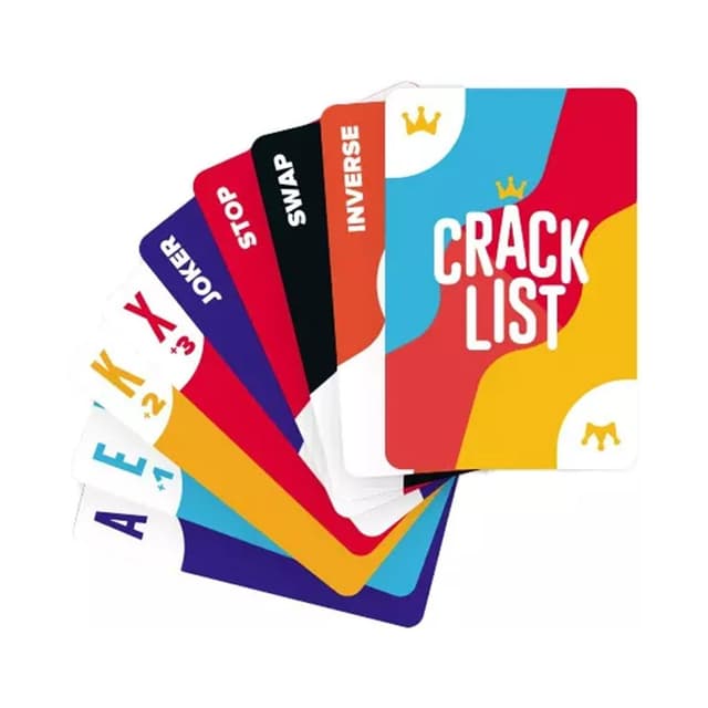 3770025813004 - Yaqua Studio - Crack List - Le p'tit bac dans un jeu de cartes 