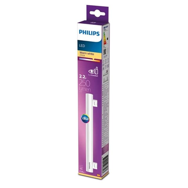 8719514263604 - Philips - Tube LED S19 - 6,5W 31cm blanc chaud