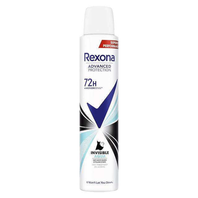 8720181214004 - Rexona - Déodorant spray invisible aqua 72h anti-traces anti-transpirant