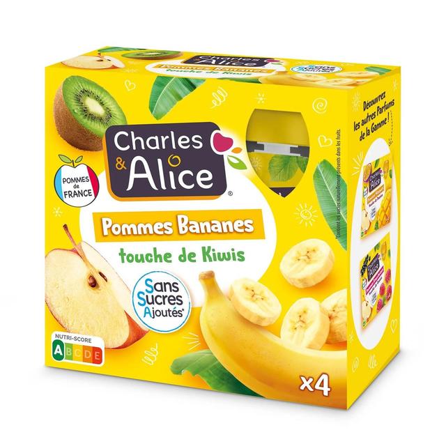3288313704304 - Charles et Alice - Compote Gourde Pomme Banane Touche de Kiwi