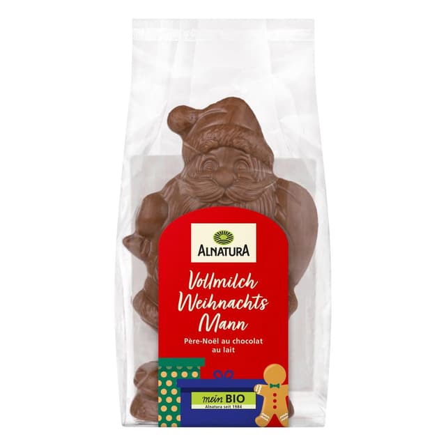 0000042406204 - Alnatura - Moulage Père Noël au Chocolat au Lait Bio