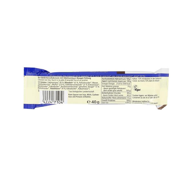 0000042247104 - Alnatura - Barre à la Pâte d'Amande Pralinée Bio