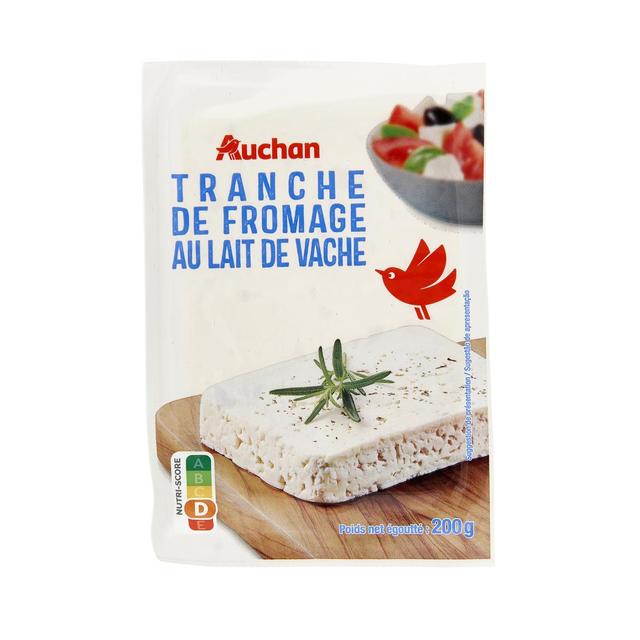 3596710527304 - Auchan - Tranche de fromage au lait de vache