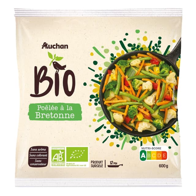 3596710548804 - Auchan BIO - Poêlée de légumes à la bretonne bio