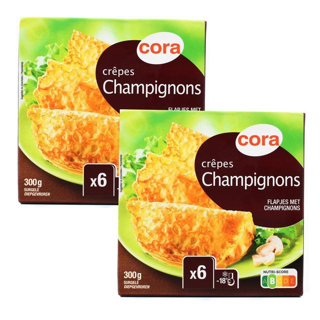 2050000269004 - Cora - 6 Crêpes aux champignons 6x50g