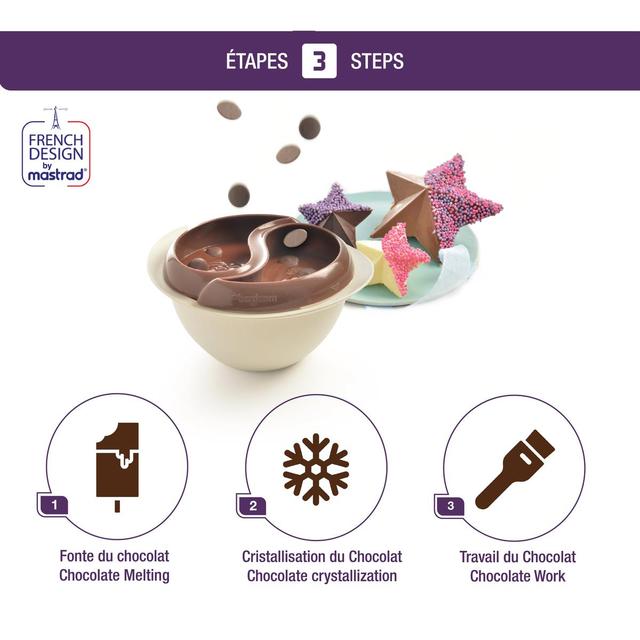 3485990479604 - Mastrad - Kit à tempérer Chocolat