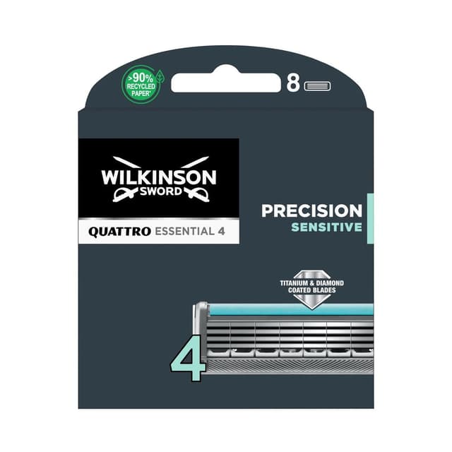 4027800509904 - Wilkinson - Lames de rasoir Quattro Titanium Sensitive