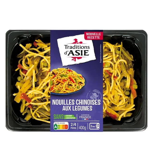 3248830690405 - Traditions d'Asie - Nouilles Chinoises aux légumes