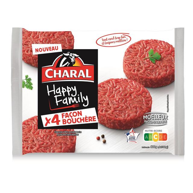 3181239100505 - Charal - Haché Happy Family Façon Boucher