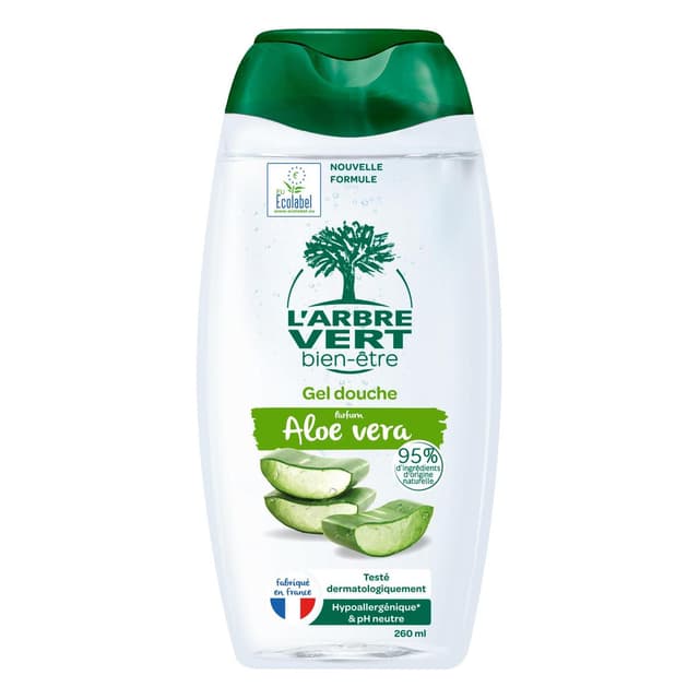 3450601100505 - L'Arbre Vert Bien-Etre - Gel douche parfum aloe vera 