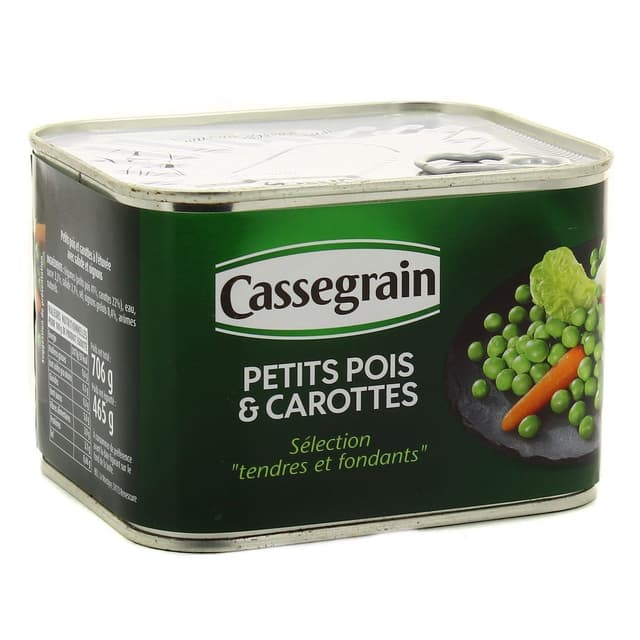 2050000361005 - Cassegrain - Petits pois -carottes