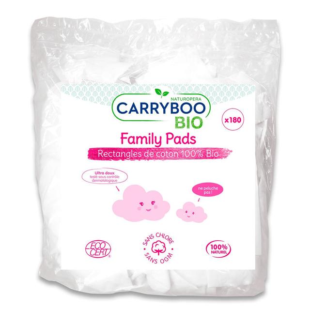 3760001761405 - Carryboo - Family Pads de Coton 100% Bio Format familial.