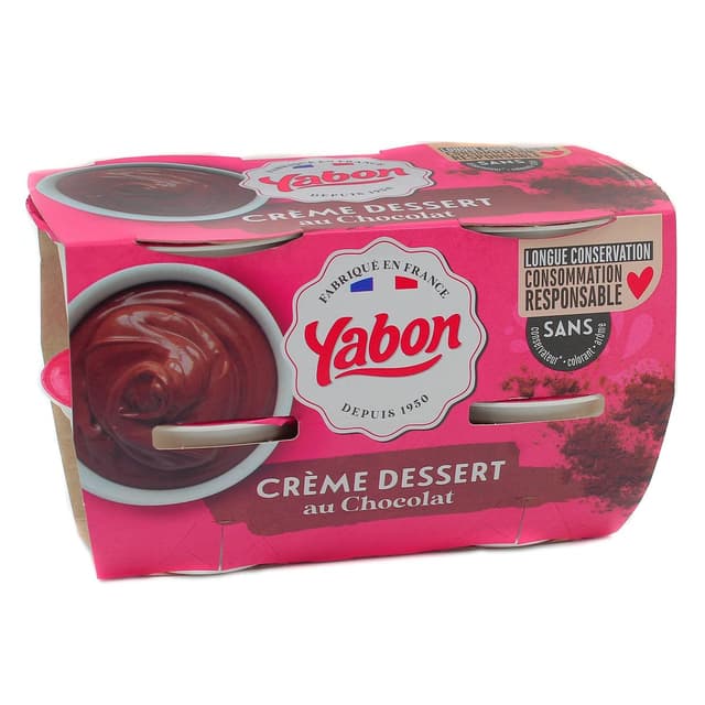 3760304182105 - Yabon - Crème dessert au chocolat