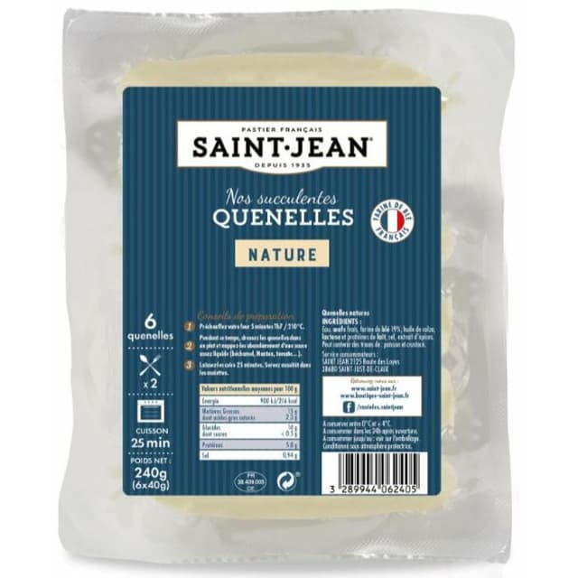 3289944062405 - Saint Jean - Quenelles Soufflées Natures