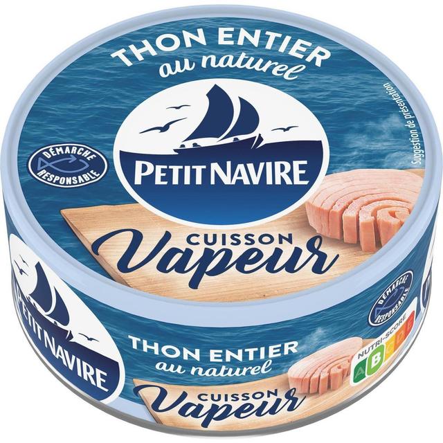 3019080063505 - Petit Navire - Thon entier au naturel cuisson vapeur