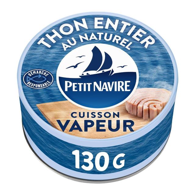 3019080063505 - Petit Navire - Thon entier au naturel cuisson vapeur