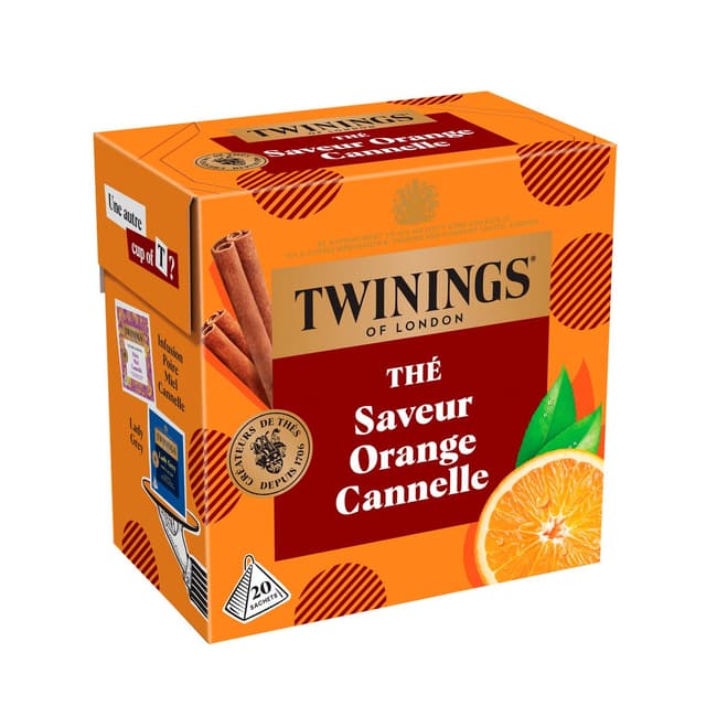 5055953903705 - Twinings - Thé Noir Orange Canelle
