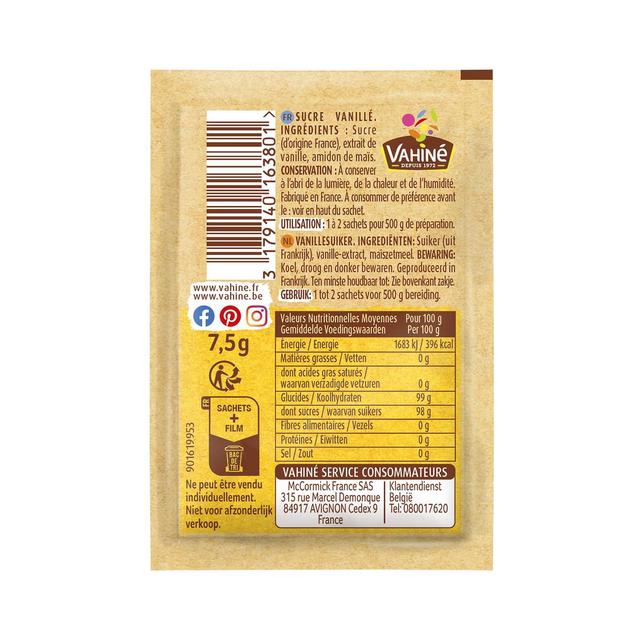 3179140123805 - Vahine - Sucre vanillé