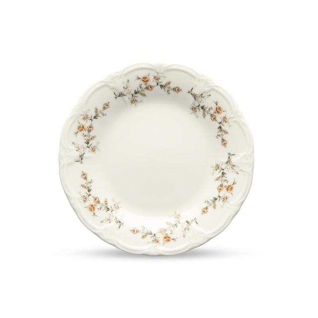 5410595774005 - Collection Retro - Assiette plate 16cm brown flower Retro