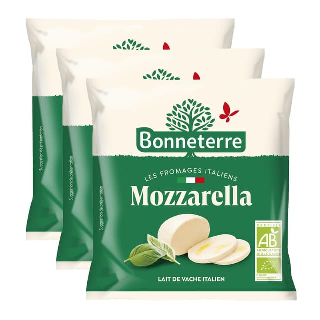 3396410255206 - Bonneterre - Mozzarella Bio